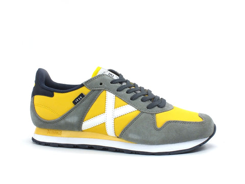 MUNICH Massana 412 Sneaker Uomo Yellow Grey Blue 8620412