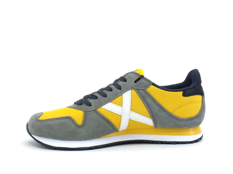 MUNICH Massana 412 Sneaker Uomo Yellow Grey Blue 8620412