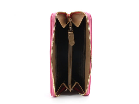 LOVE MOSCHINO Portafoglio Zip Around Trapuntato Cuori Rosa JC5632PP0CKG0600