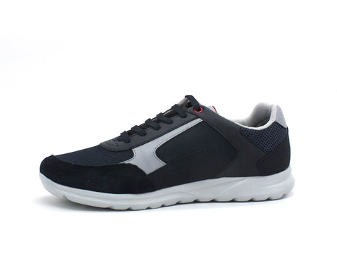 GEOX Sneaker Suede Uomo Navy U023EA0AU11C4002