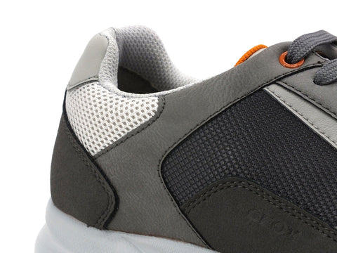 GEOX Sneaker Suede Uomo Grey Anthracite U023EA0AU11C9004