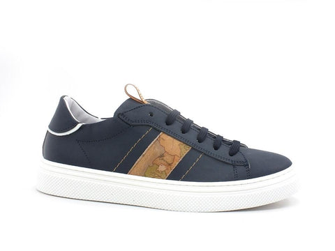 ALVIERO MARTINI 1A CLASSE Sneaker Donna Banda Geo Blue Beige N0650-0191 - Sandrini Calzature e Abbigliamento