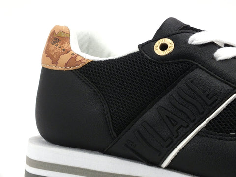 ALVIERO MARTINI 1A CLASSE Sneaker Running Platform Geo Black White N0565-0208