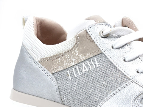 ALVIERO MARTINI 1A CLASSE Sneaker Running Donna Geo Glitter Silver N0615-0525