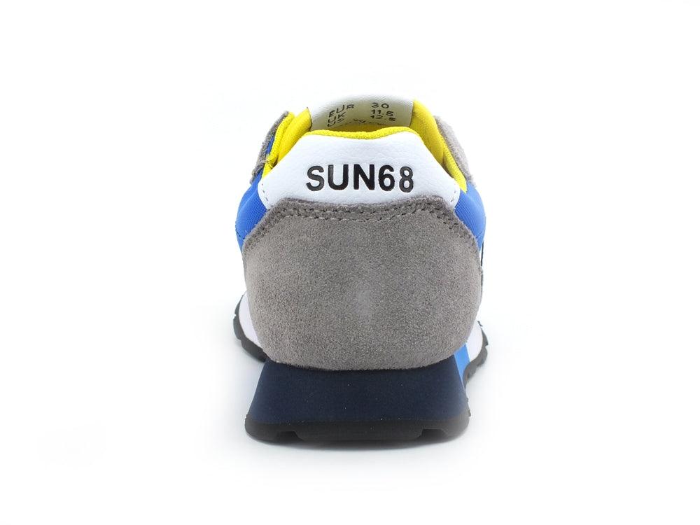 SUN68 Boy's Jaki Bicolor Sneaker Running Bambino Grigio Z31311