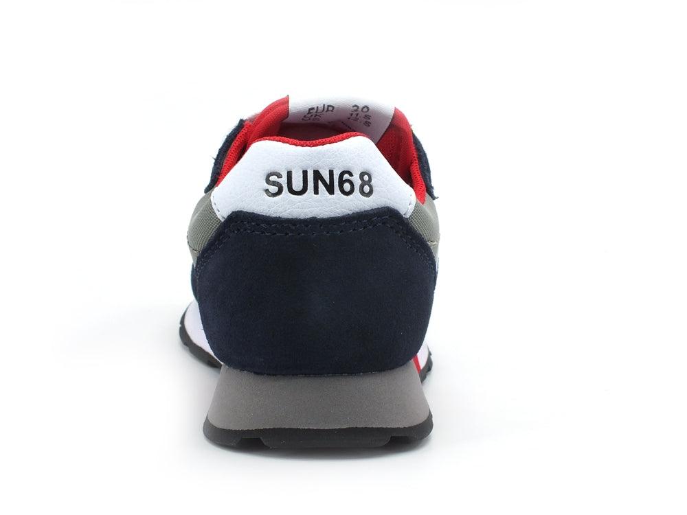SUN68 Boy's Jaki Bicolor Sneaker Running Bambino Navy Blue Z31311