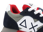 Load image into Gallery viewer, SUN68 Boy's Jaki Bicolor Sneaker Running Bambino Navy Blue Z31311
