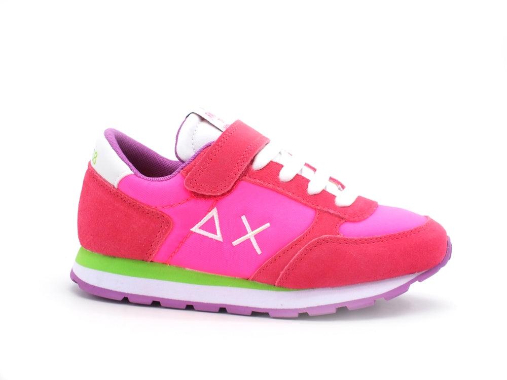 SUN68 Girl's Ally Nylon Sneaker Running Fluo Girl's Fuxia Fluo Z31401