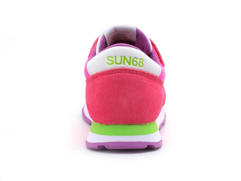 SUN68 Girl's Ally Nylon Sneaker Running Fluo Girl's Fuxia Fluo Z31401