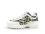 Load image into Gallery viewer, FILA Disruptor Kids Sneaker Bimba Marshmallow Leopard 1011082.79G
