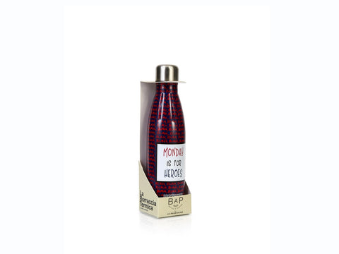 LE PANDORINE MOTB Borraccia Termica Acciaio Blah Red PE21DBV02817-03