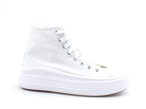CONVERSE C.T. All Star Move Hi Sneaker Platform White Ivory Black 568498C