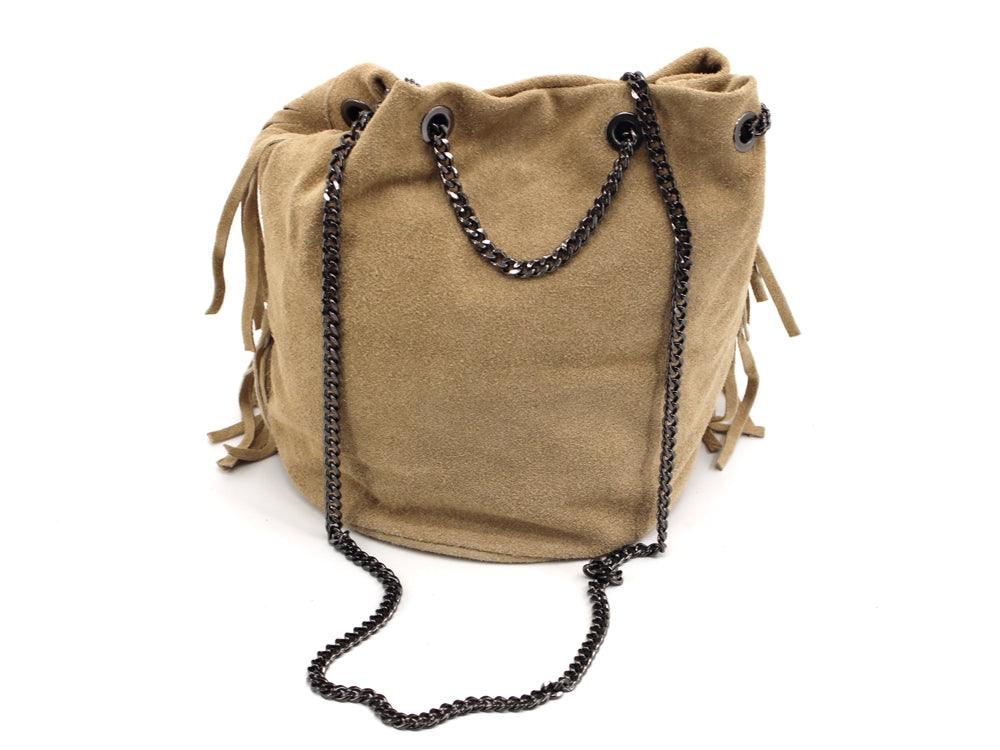 COLOR BAG Borsa Secchiello Frange - Sandrini Calzature e Abbigliamento