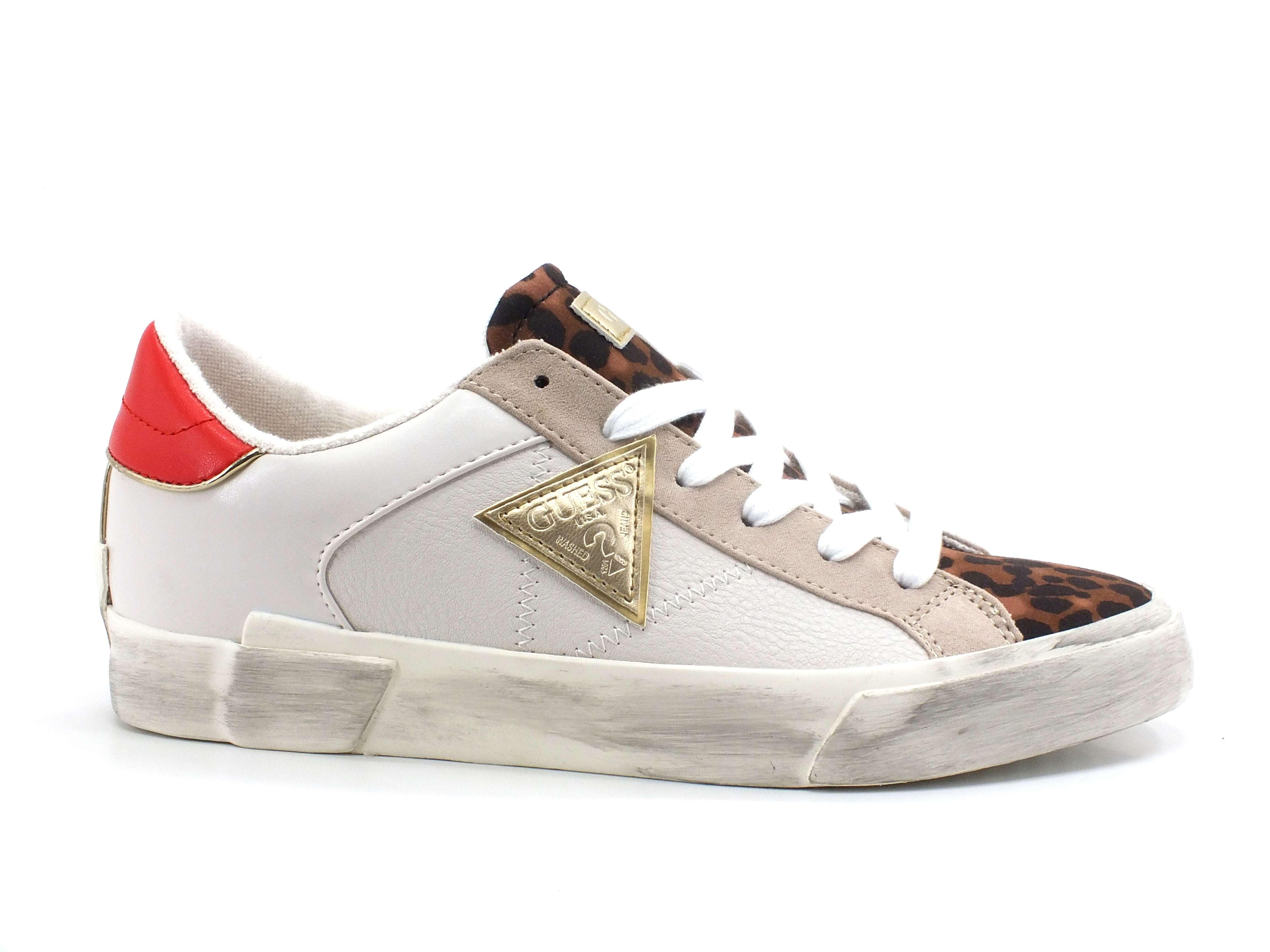 GUESS Sneaker Inserto Animalier - Sandrini Calzature e Abbigliamento