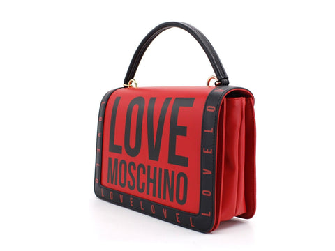 LOVE MOSCHINO Borsa Satchel Bicolor - Sandrini Calzature e Abbigliamento