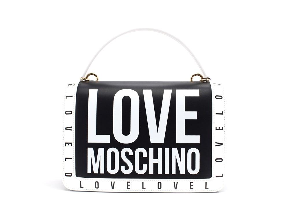 LOVE MOSCHINO Borsa Satchel Bicolor - Sandrini Calzature e Abbigliamento