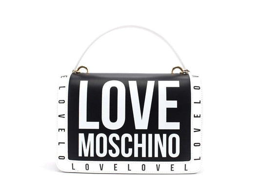LOVE MOSCHINO Borsa Satchel Bicolor - Sandrini Calzature e Abbigliamento