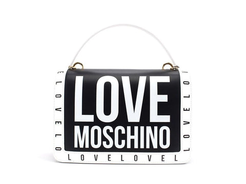 LOVE MOSCHINO Borsa Satchel Bicolor - Sandrini Calzature e Abbigliamento