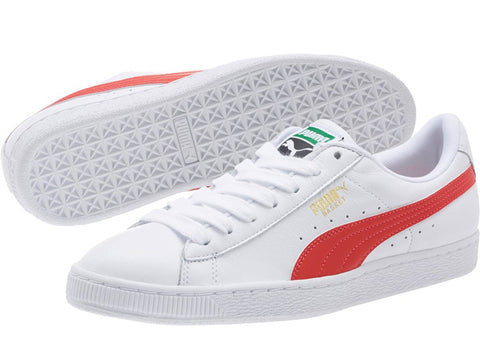 PUMA Basket Classic LFS White Flame Scarlet 354367 24