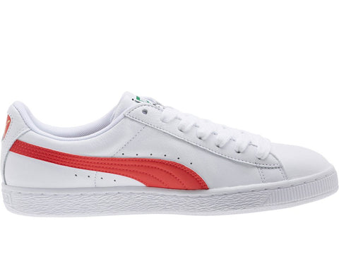 PUMA Basket Classic LFS White Flame Scarlet 354367 24