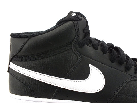 NIKE Court Vision Mid Sneaker Black White CD5466-001