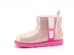 Load image into Gallery viewer, UGG Kid&#39;s Classic Clear Mini II Stivaletto Pelo Pink Combo K1121007K
