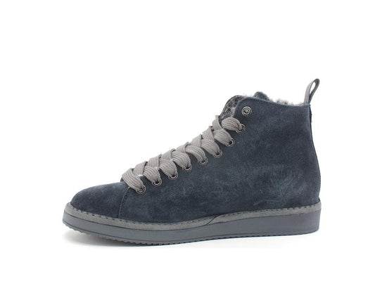 PAN CHIC Ankle Boot Suede Sneaker Pelo Khaki Yellow P01M1400200006 - Sandrini Calzature e Abbigliamento