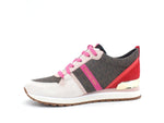 Load image into Gallery viewer, MICHAEL KORS Dash Trainer Sneaker Sig Semi Lux Brown 43R2DAFS4B