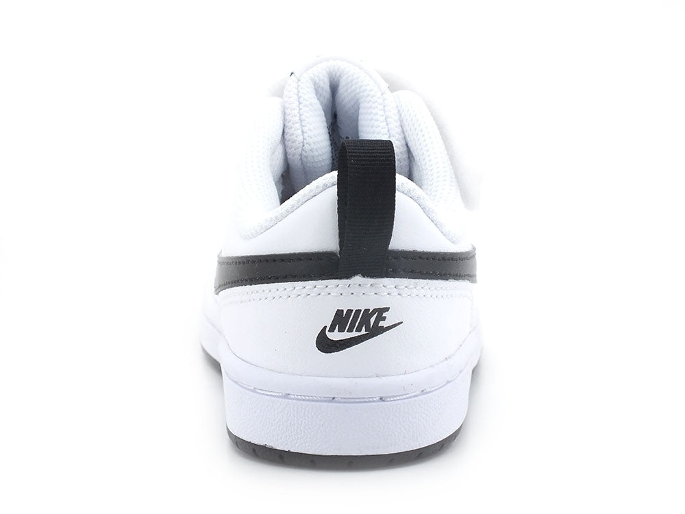 NIKE Court Borough Low 2 (PSV) Sneaker White Black BQ5451-104