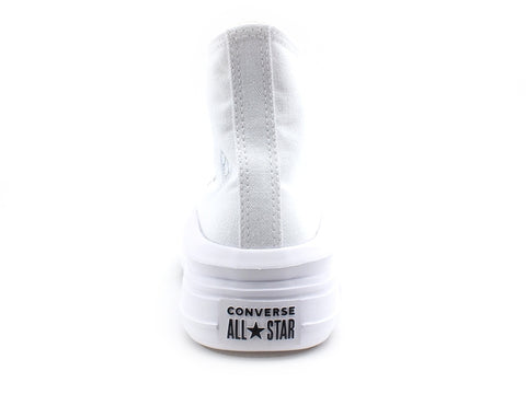 CONVERSE Chuck Taylor All Star Move Hi Sneaker Platform White Ivory Black 568498C