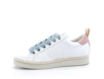 Load image into Gallery viewer, PAN CHIC Sneaker Pelle Neoprene White Neon Pink P01W2200100175
