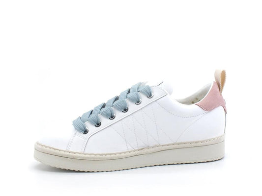 PAN CHIC Sneaker Pelle Neoprene White Neon Pink P01W2200100175 - Sandrini Calzature e Abbigliamento