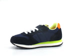Load image into Gallery viewer, SUN68 Boy's Tom Fluo Sneaker Bambino Navy Blue Z32302
