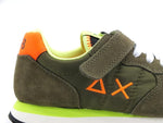 Load image into Gallery viewer, SUN68 Boy's Tom Fluo Sneaker Bambino Green Militare Z32302
