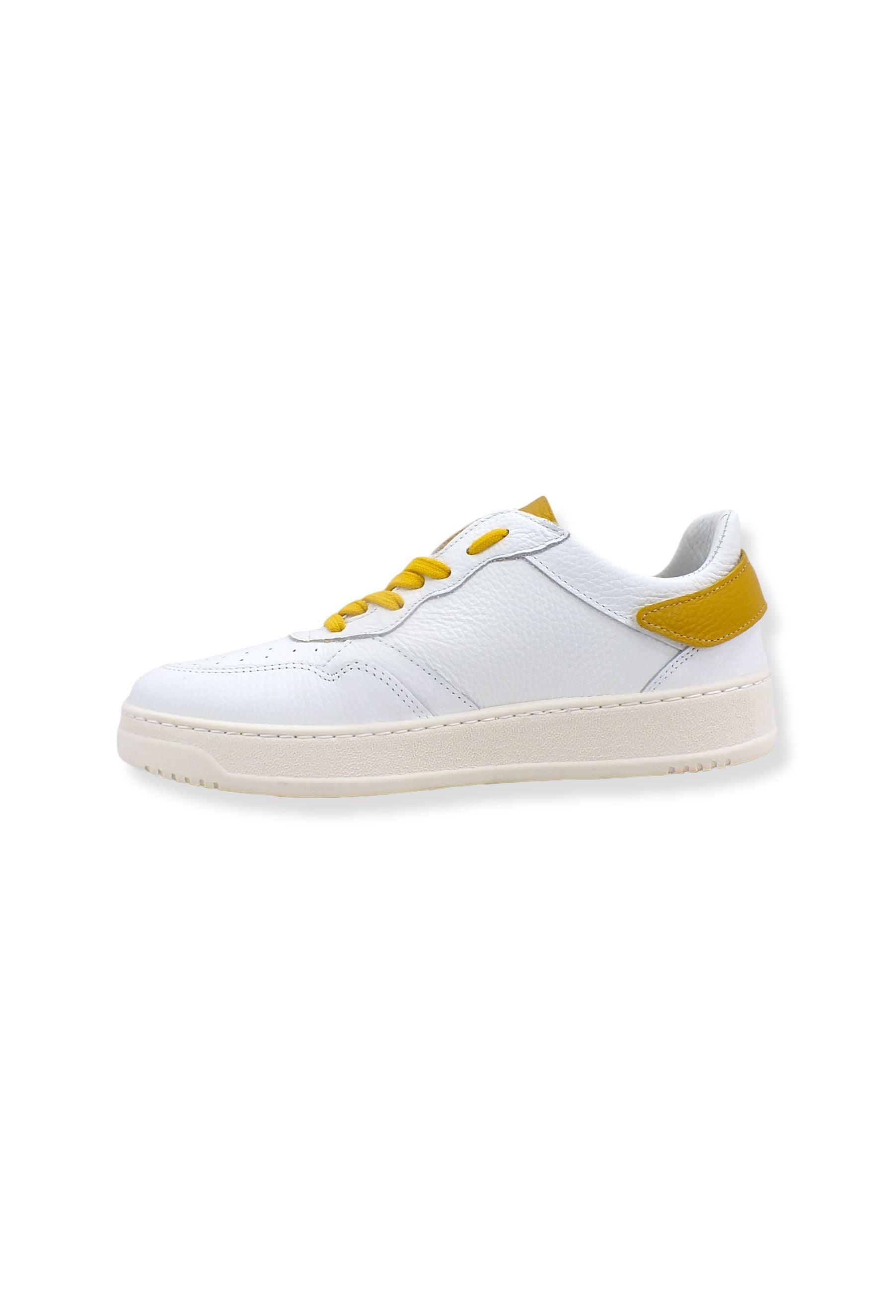 4LINE Fourline Sneaker Low Max Bianco Ocra X04 - Sandrini Calzature e Abbigliamento