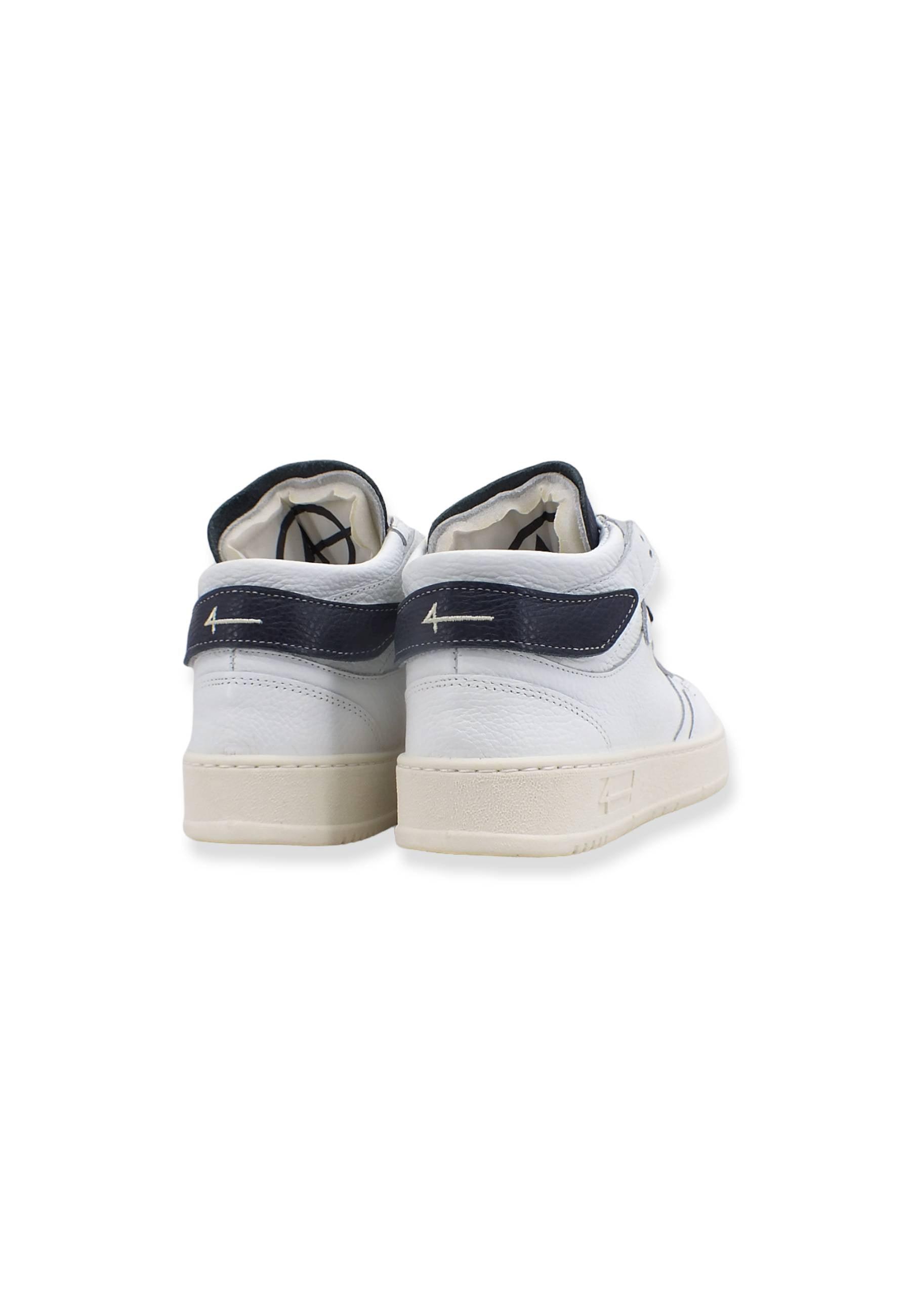 4LINE Fourline Sneaker Mid Max Bianco Blu X33 - Sandrini Calzature e Abbigliamento
