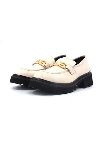 4US PACIOTTI Mocassino Donna Latte STREETE-002 - Sandrini Calzature e Abbigliamento