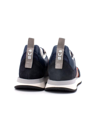4US PACIOTTI Sneaker Uomo Blue Gray Red SEAN300-06 - Sandrini Calzature e Abbigliamento