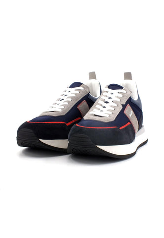 4US PACIOTTI Sneaker Uomo Blue Gray Red SEAN300-06 - Sandrini Calzature e Abbigliamento