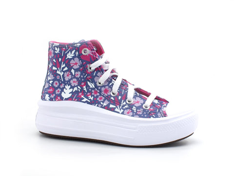 CONVERSE C.T. All Star Move Hi Sneaker Indigo Pink White 372756C