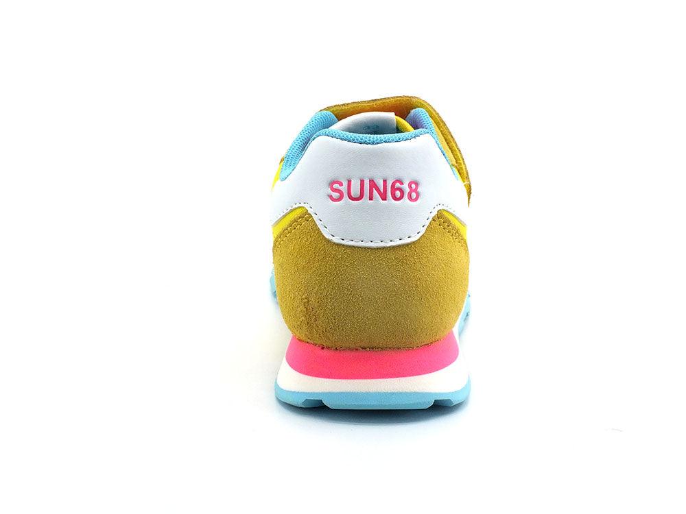 SUN68 Girl's Ally Solid Sneaker Bambino Giallo Z32401