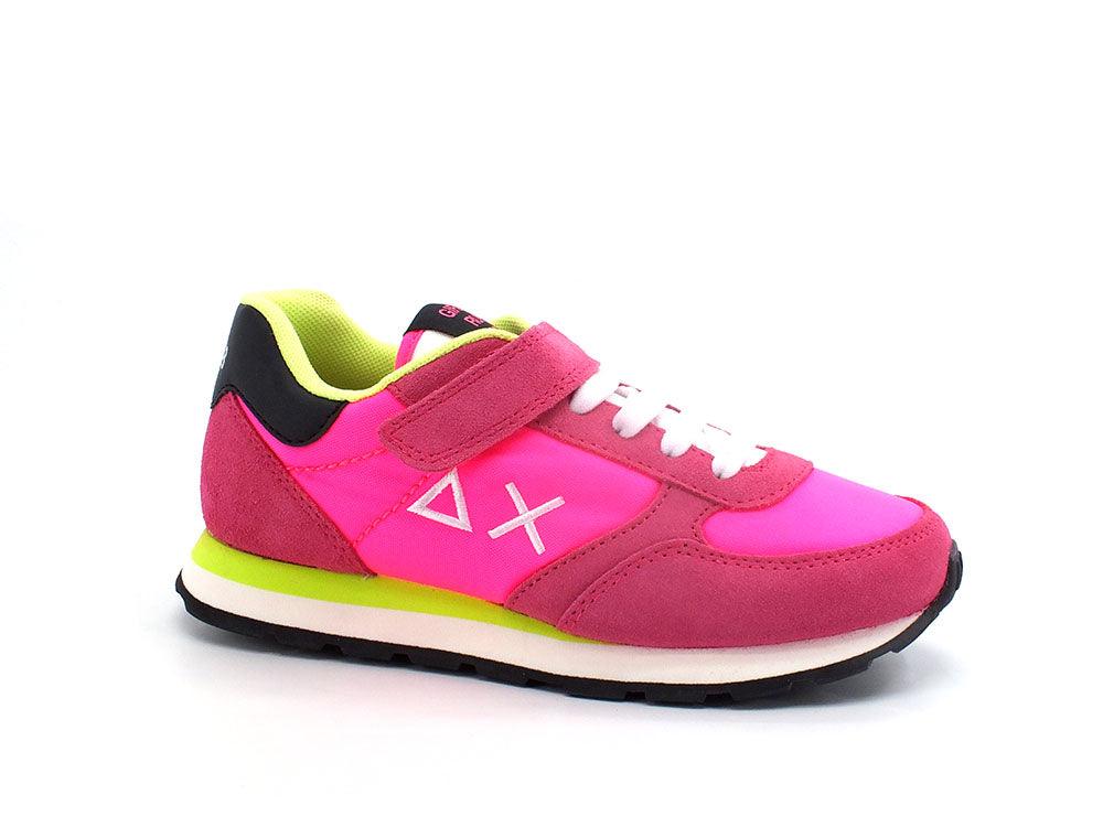 SUN68 Girl's Ally Solid Sneaker Bambino Fuxia Fluo Z32401