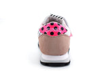 Load image into Gallery viewer, SUN68 Girl's Stargirl Back Pois Sneaker Bianco Fuxia Z32413
