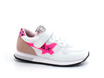Load image into Gallery viewer, SUN68 Girl's Stargirl Back Pois Sneaker Bianco Fuxia Z32413
