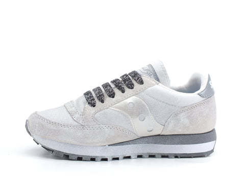 CUSTOM / SAUCONY Jazz Original Sneaker Studs White Silver S60539-16