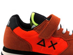 Load image into Gallery viewer, SUN68 Boy's Tom Solid Sneaker Running Arancio Fluo Z32301
