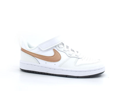 NIKE Court Borough Low 2 PSV Sneaker White Red Bronze BQ5451-116