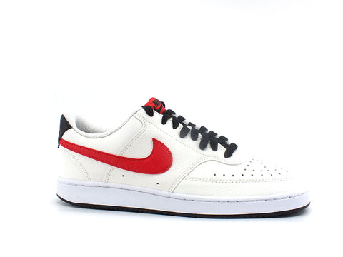 NIKE Court Vision Low Next Nature Sneaker University Red Black DH2987-102