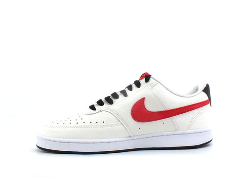 NIKE Court Vision Low Next Nature Sneaker University Red Black DH2987-102