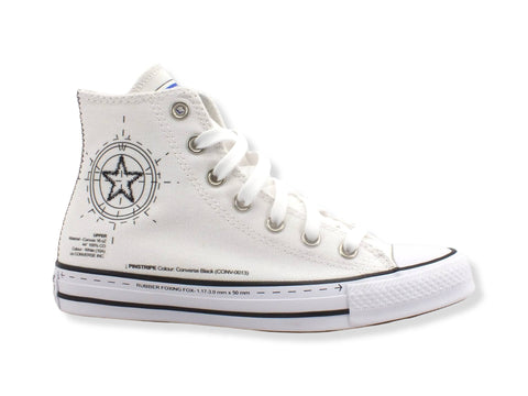 CONVERSE C.T. All Star Hi Sneaker Donna White High Risk Red A01587C